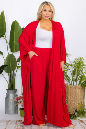Open image in slideshow, Red Duster &amp; Pant Set
