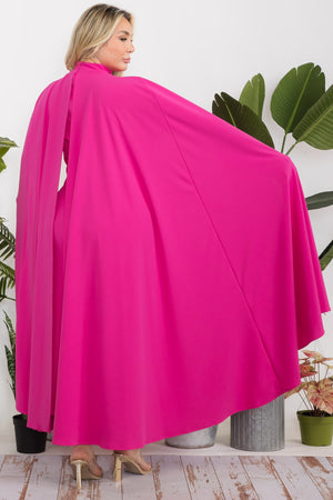 Pink Cape Dress (multiple colors)