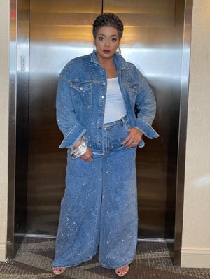 Open image in slideshow, Always Remembered Denim Set (Only 2X &amp; 1X left)

