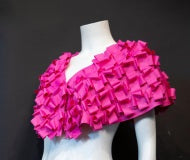 Open image in slideshow, Samuel Dong Ribbon Bolero Wrap/Cape
