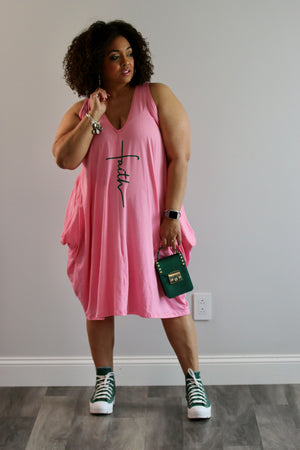Pink Faith Short Dress